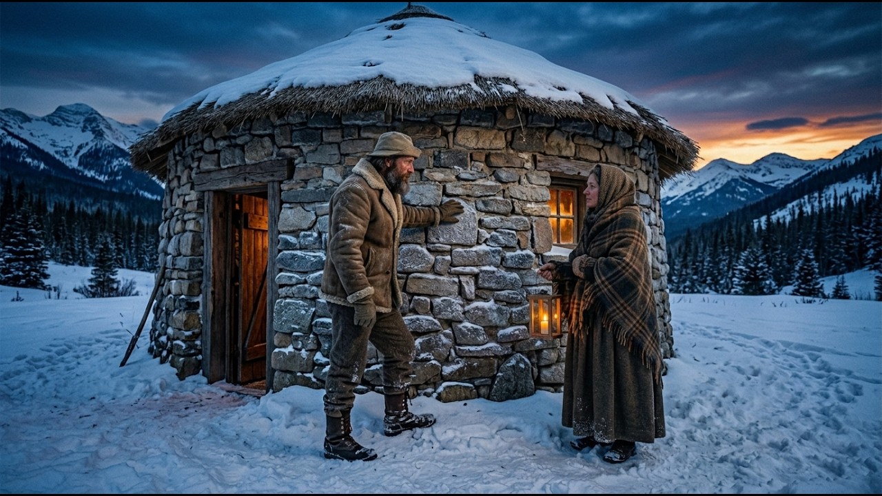 Comment Il A Construit Une Cabane Ronde En Pierre Qui Restait 30° Plus Chaude Toute La Nuit