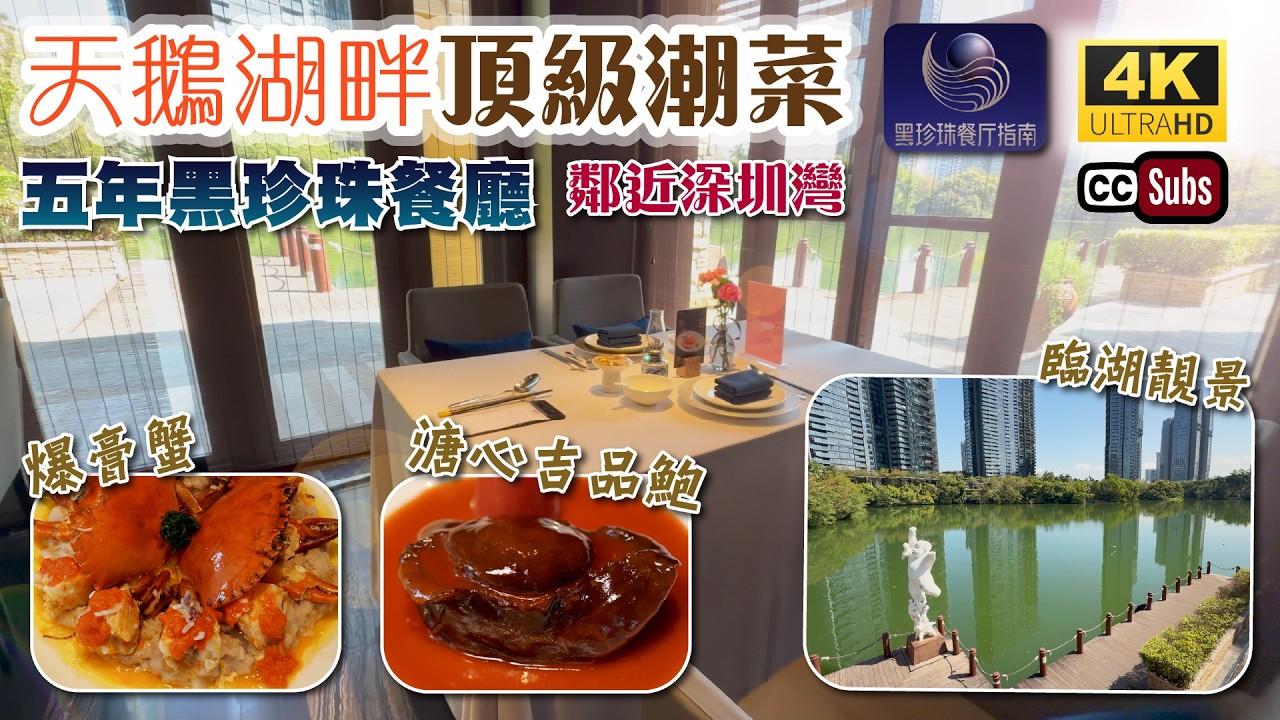 深圳超水準潮州菜 | 天鵝湖靚景 | 連續五年黑珍珠餐廳🏆 | 深圳灣打車超近 | 滷水三寶 | 頂級溏心鮑 | 肉餅蒸膏蟹 | 鵝肝炒飯 | 南山美食 | 至正潮菜 | 新年推介