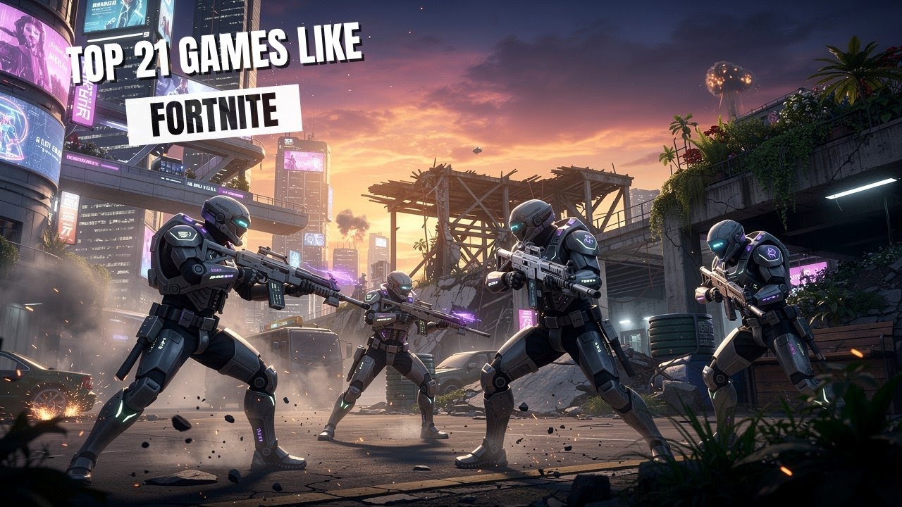 Top 21 mobile games like Fortnite