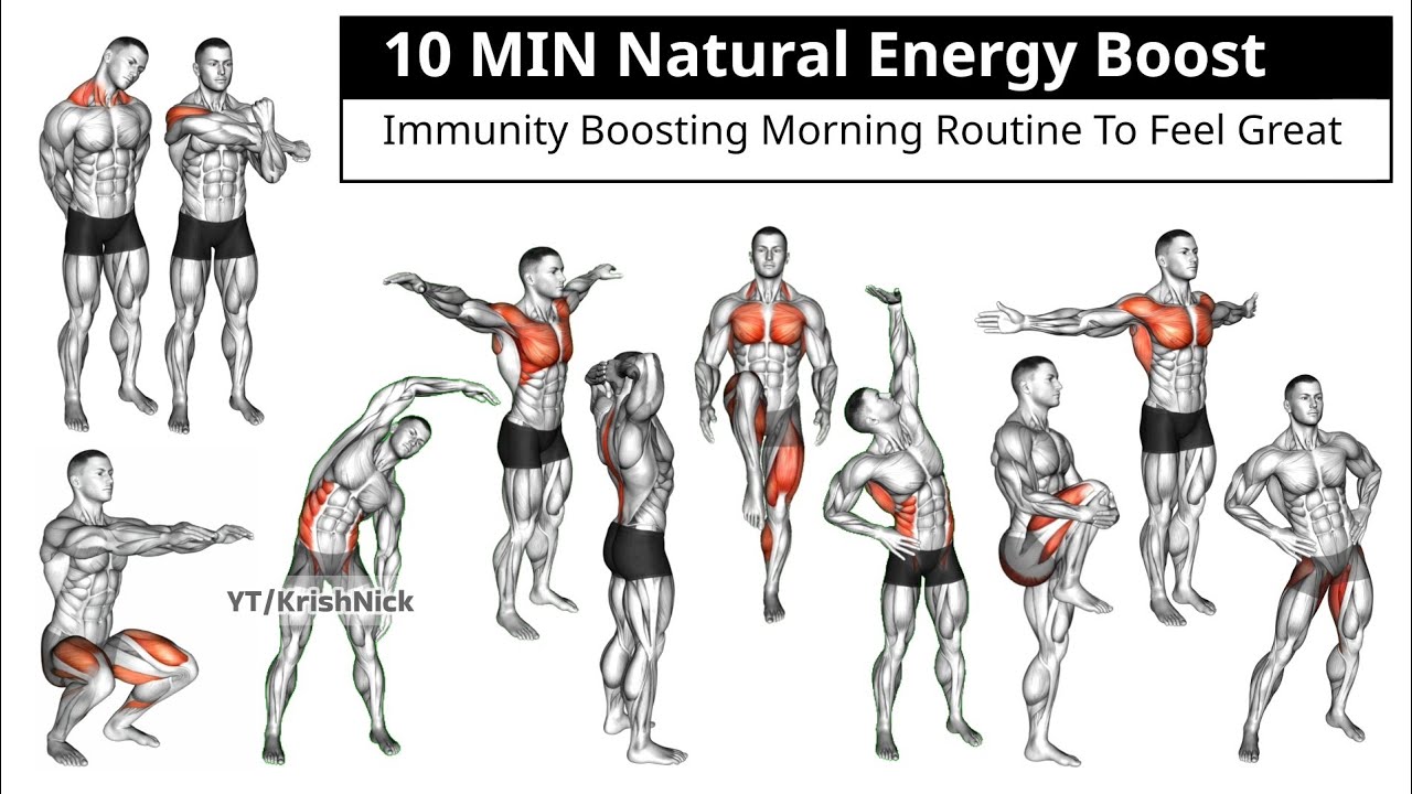 10 MIN Natural Energy Boost | Immunity Boosting Morning Routine To Feel Great