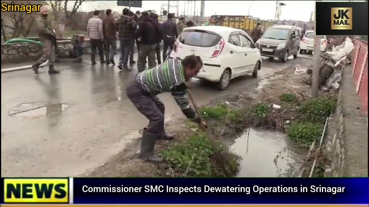 Commissioner SMC Inspects Dewatering Operations in Srinagar