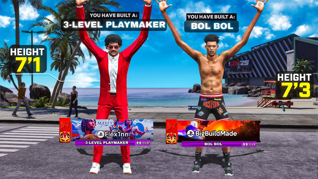 СИЛА ДВОЙНЫХ 7-футовых богов ведения мяча в NBA 2K25...