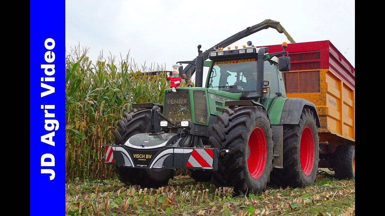 Mais hakselen 2017/New Holland FR550/Visch BV/Fendt 926/Harvesting maize/Maishäckseln