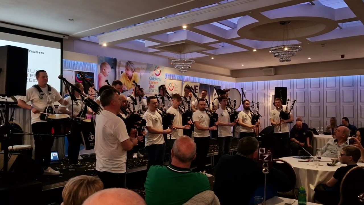 Inveraray & District Pipe Band - 6/8 Marches @ Kids with Cancer Charity Concert 2023