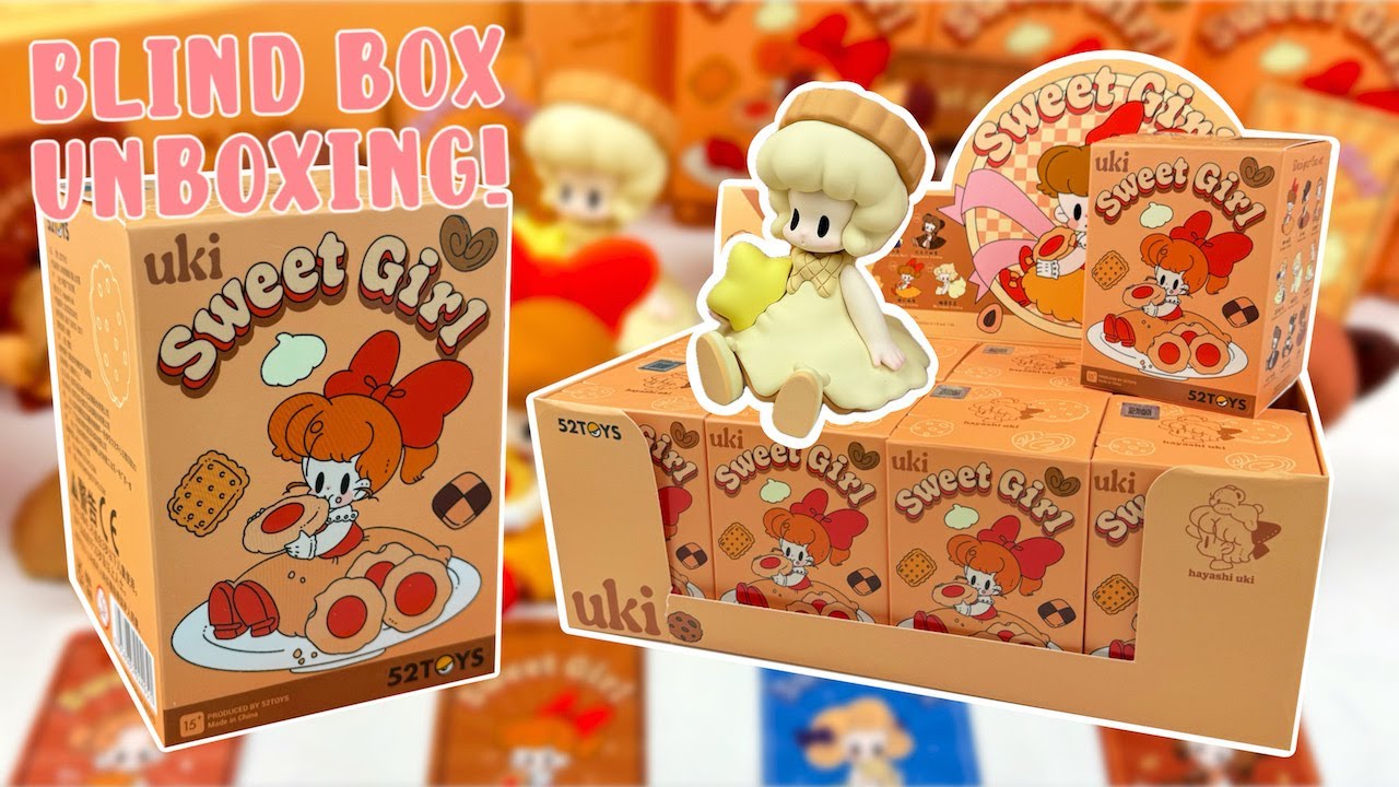 Let's Unbox a FULL SET of 52TOYS UKI SWEET GIRL Blind Boxes! BLIND BOX UNBOXING ♡
