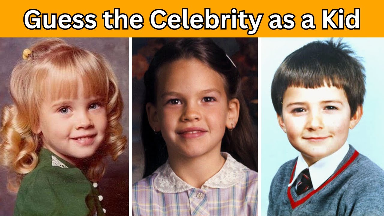Guess the Celebrity by Their Childhood Photo in 5 Seconds?