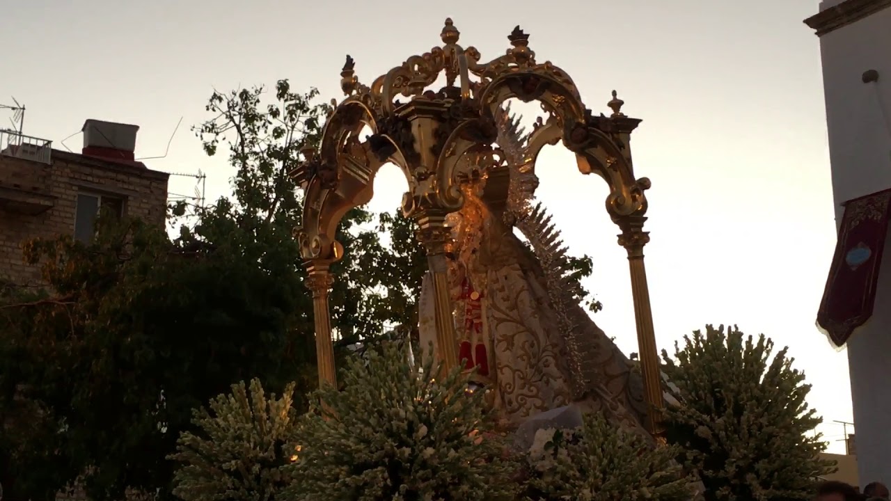 Salida procesional Palomares Coronada 2018