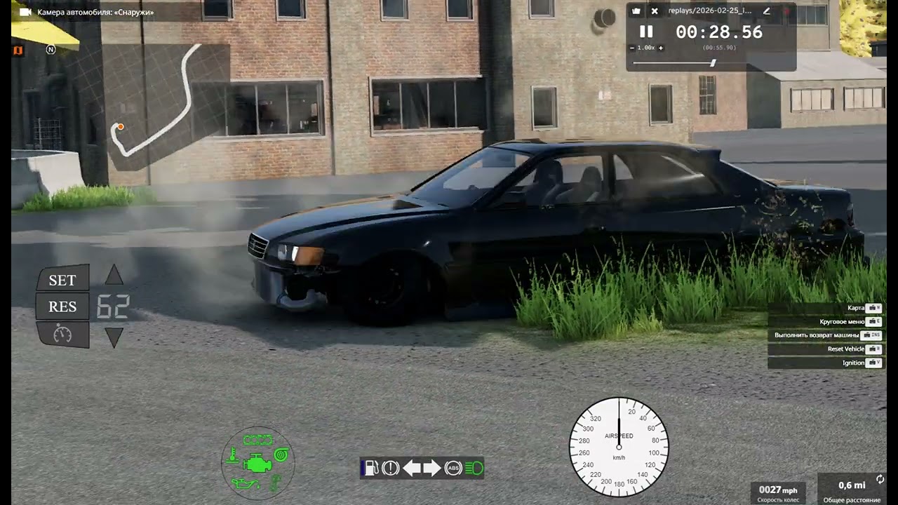 BeamNG drive дрифт на таёте