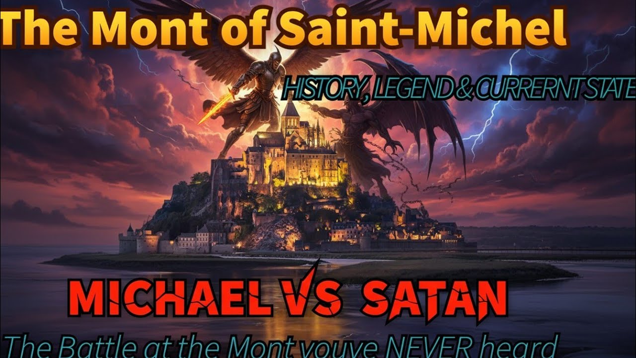 Mont Saint-Michel : History , Legend & Current State : ARCHANGEL MICHAEL VS SATAN AT THE MONT!