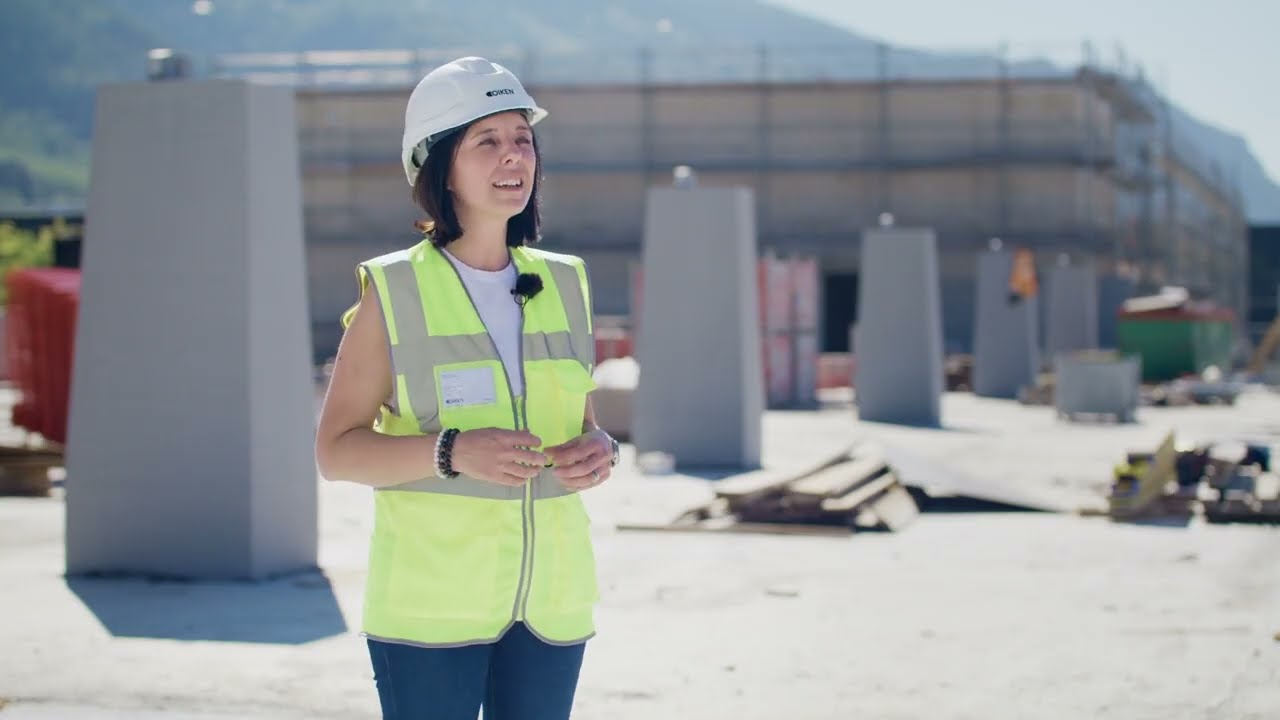 Fin des travaux de g&eacute;nie civil au futur centre technique et logistique de OIKEN &agrave; Sierre