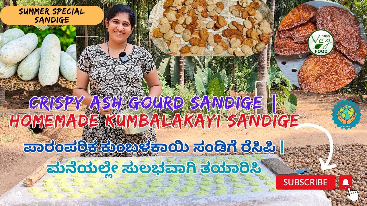 Traditional style Spicy chilli sendige| ಮೆಣಸಿನ ಸೆಂಡಿಗೆ| ಬಾಯಿ ಚಪ್ಪರಿಸೋ ಕುಂಬಳಕಾಯಿ ಸಂಡಿಗೆ|Kumbalayi