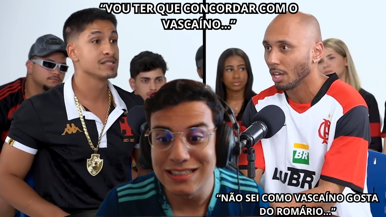 1 VASCAÍNO TENTA CONVENCER FLAMENGUISTAS QUE OS ÍDOLOS DO VASCO SÃO MAIORES QUE OS DO FLAMENGO
