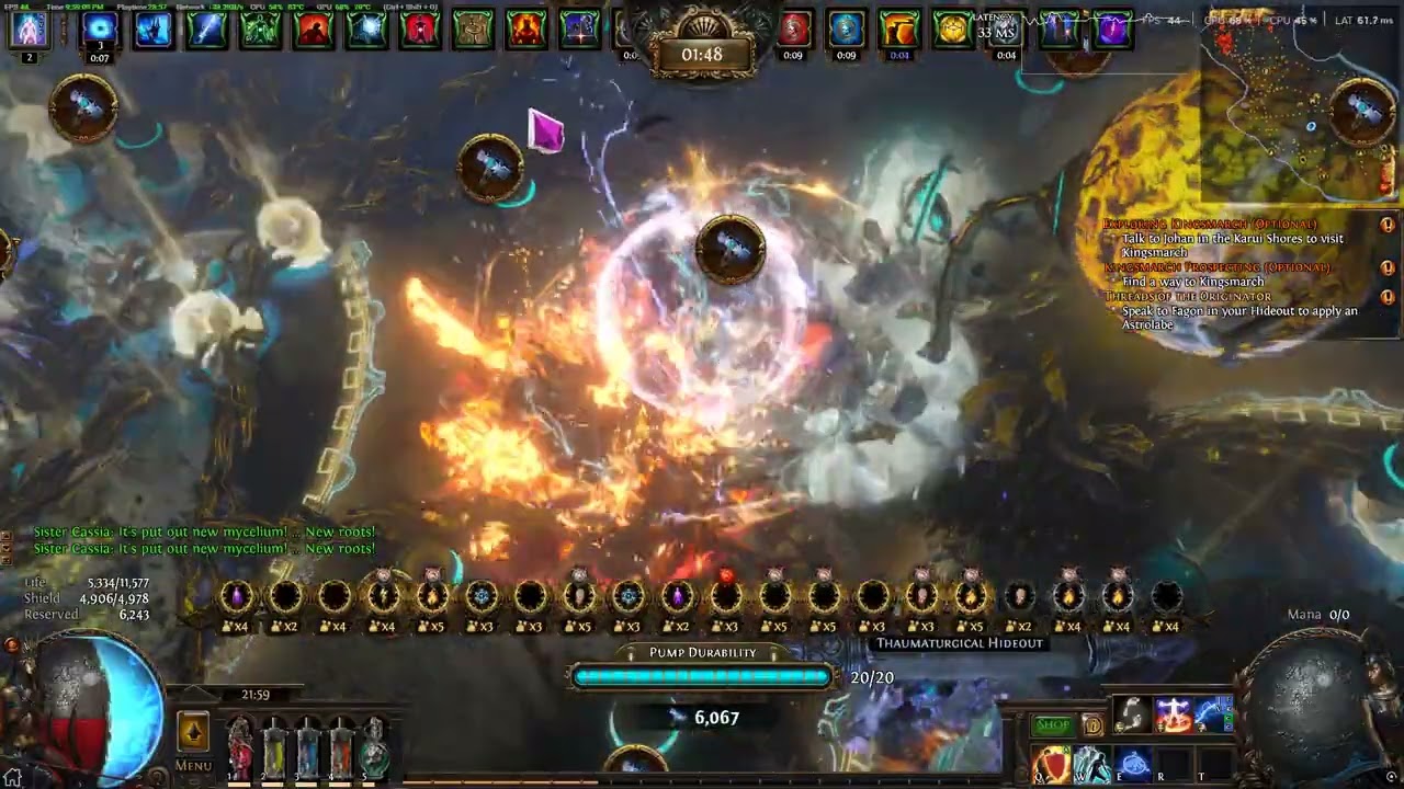 3.28 Life Stacking Arc Blight Ravaged ( No Damage Totems)