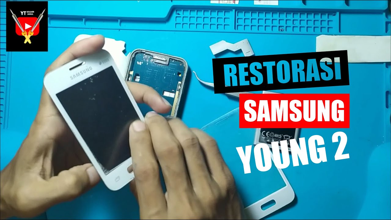 ganti LCD dan Body kesing Samsung Young 2 GT-130