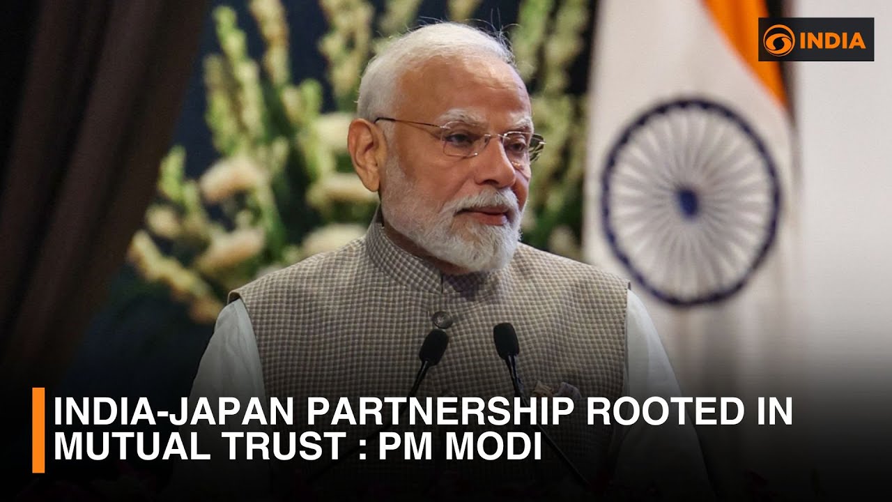 India-Japan partnership rooted in mutual trust : PM Modi | DD India live | 6 PM IST