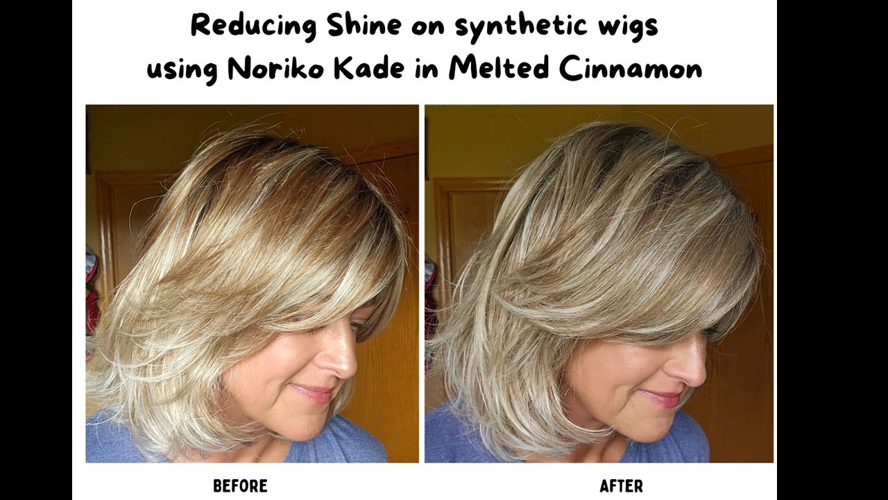 SHINE on synthetic wigs - you don't have to live like this!  I have a solution for shiny wigs!