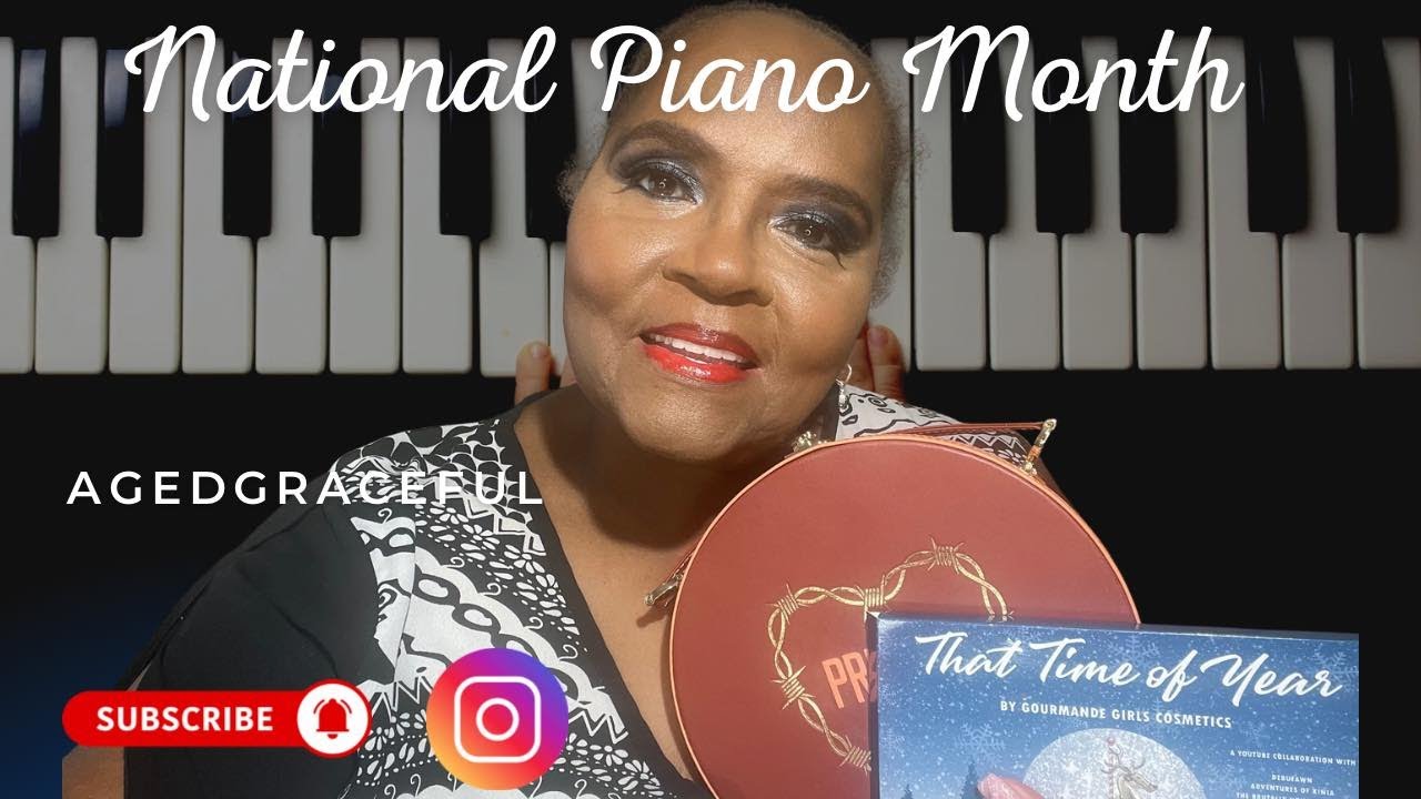 Black And White Eye Shadow Makeup Look Inspired by NATIONAL PIANO MONTH |Gourmande Girl Cosmetics 