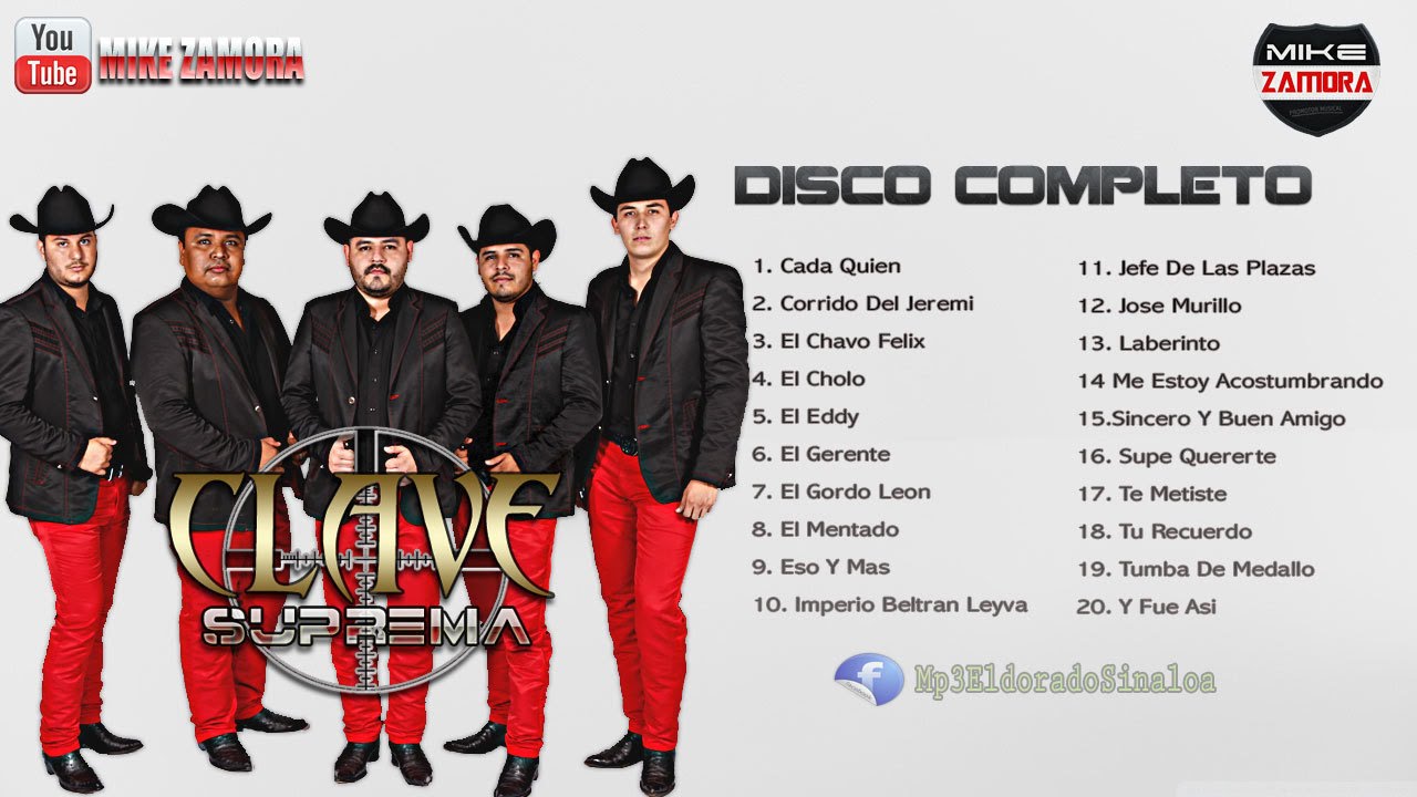 Clave Suprema - En Vivo 2015 (Mix Disco completo/Full Album) 