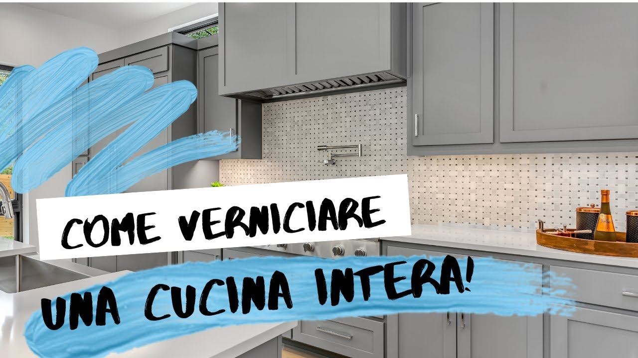 Verniciare le ante della cucina a costo (quasi) ZERO!