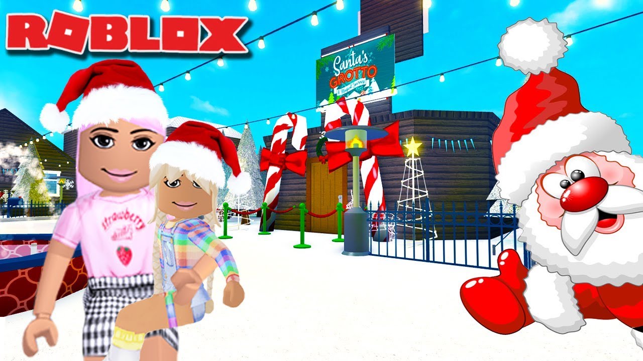 TAKING POPPY TO THE NORTH POLE | Bloxburg Roleplay | Roblox
