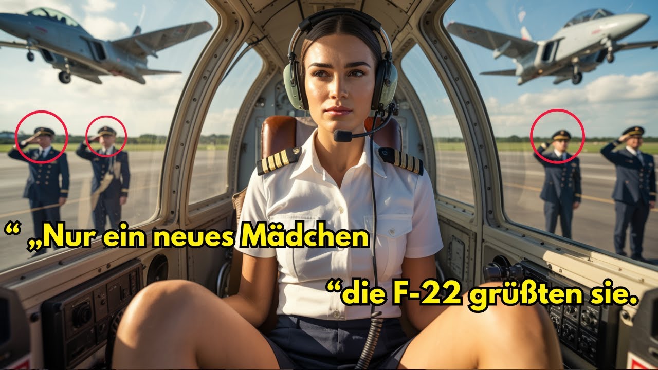 „Sie war nur das neue Mädchen – bis das Flugzeug versagte und ihr Rufzeichen die F-22 schockte.“