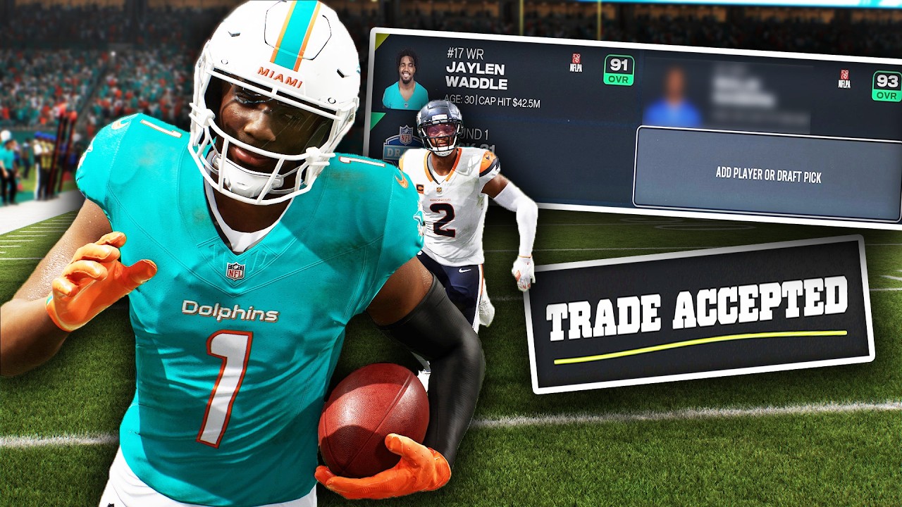 I Traded Jaylen Waddle for a Generational Player! Madden 26 Miami Dolphins Franchise