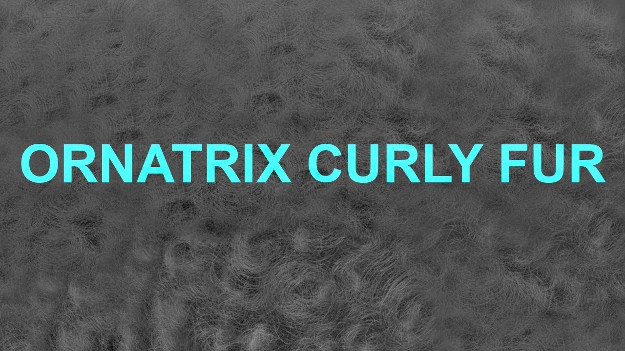 Ornatrix/3ds Max. How to make a curled wool for sheep and render in Vray?