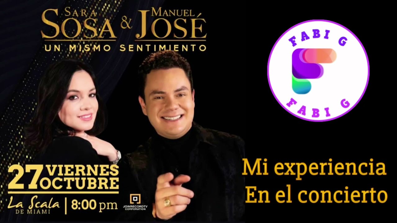 Mi experiencia en el concierto Manuel José y Sara Sosa | La Scala 27/10/2023