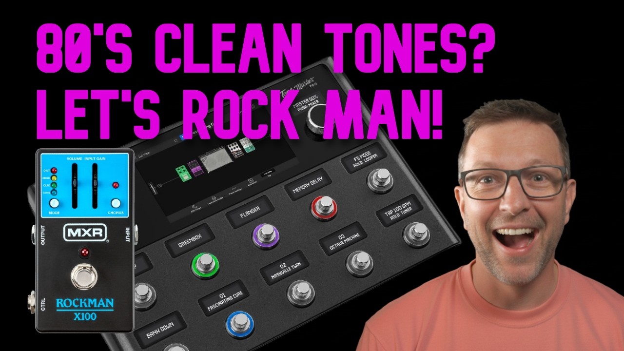 Звук студийной гитары 80-х — Rockman Tone на Tone Master Pro!