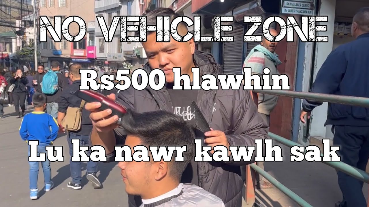 No Vehicle Zone ah 500/- hlawhin lu ka nawr kawlh sak