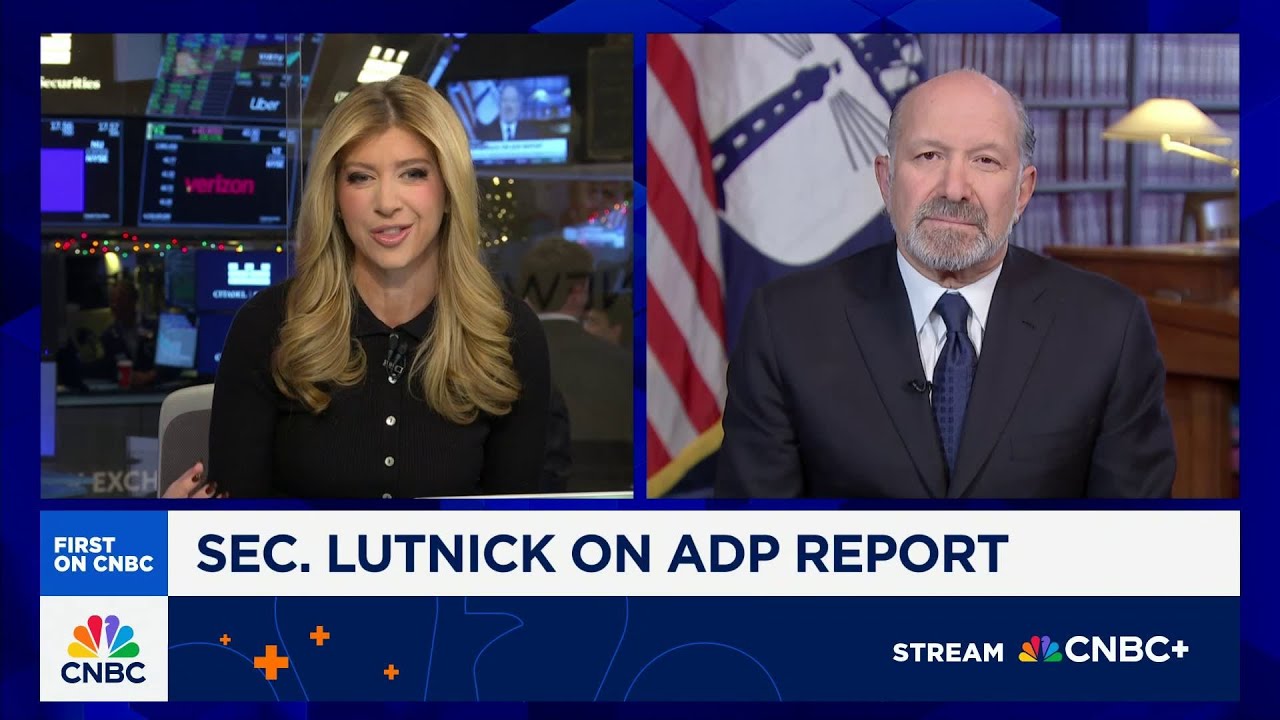 Tariffs not to blame for jobs number, says U.S. Commerce Sec. Lutnick