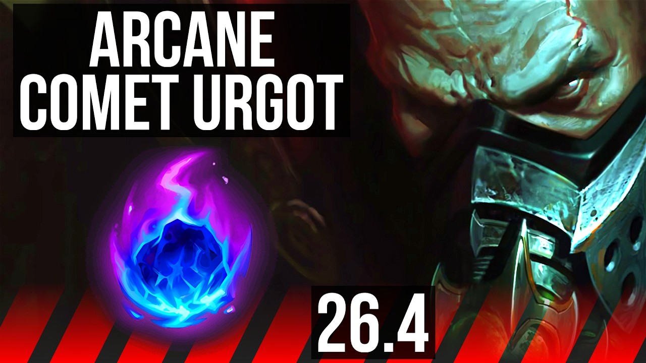 URGOT vs TEEMO (TOP) | Arcane Comet | EUNE Master | 26.4