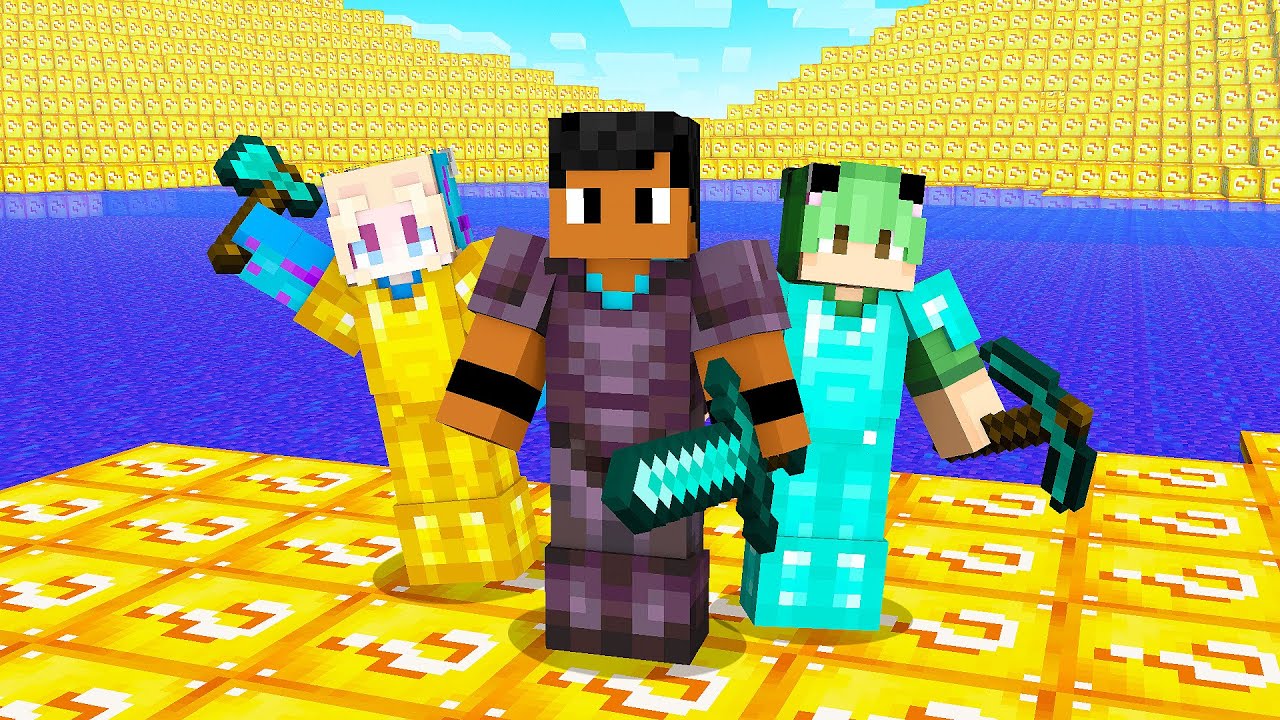 O Mundo é FEITO de LUCKY BLOCK