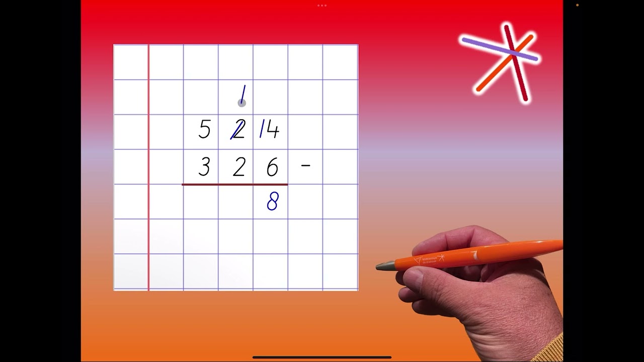 rekenen cijferend aftrekken