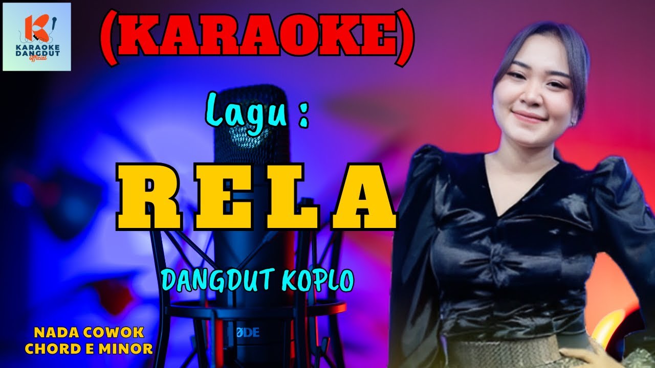 Rela Karaoke Nada Cewek | Karaoke Dangdut Official | Cover PA 600