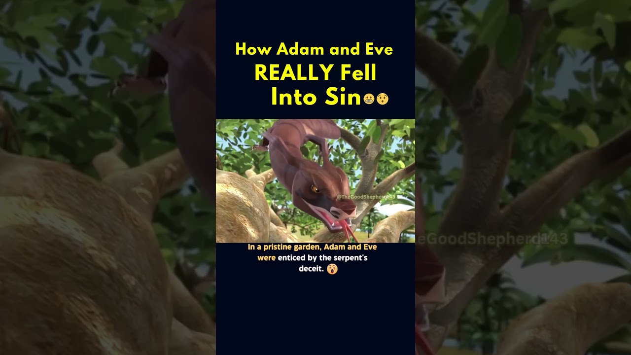 How Adam And Eve REALLY Fell Into Sin 🥺🤯 #shorts #youtube #catholic #oldtestament #jesus ##fyp