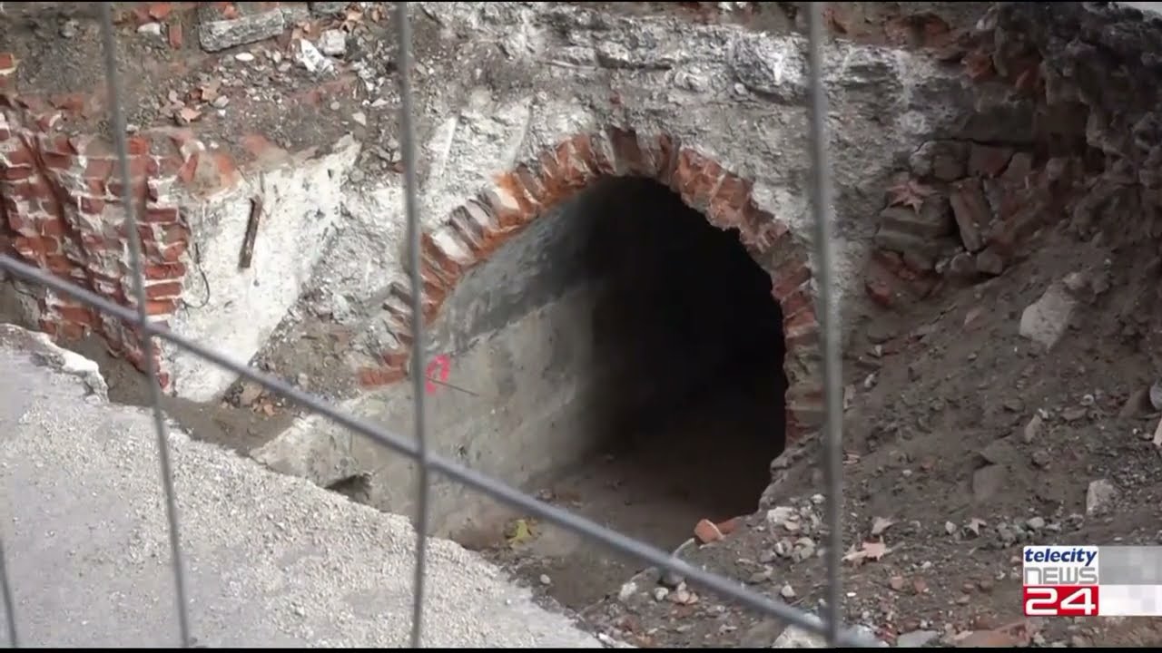 07/03/23 - Curiosità e storia nel tunnel emerso nei lavori di scavo ad Alessandria