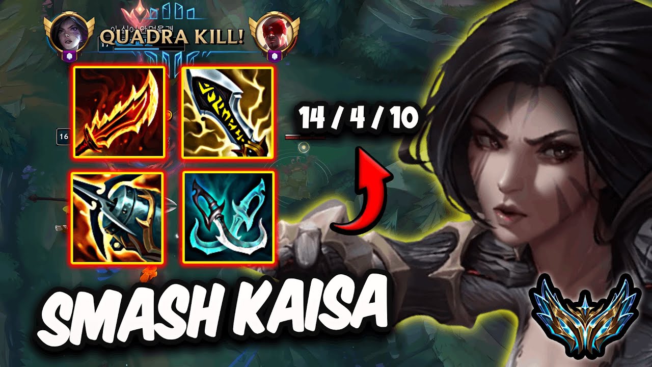 Kaisa vs Yunara ADC ( DK Smash ) Korea Challenger 1562 LP 14/4/10 | Patch 26.3