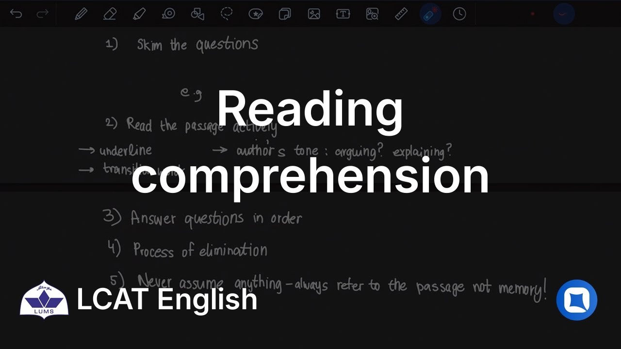LUMS LCAT English | Reading Comprehension | Qallam