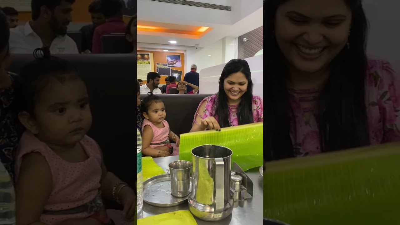 Correct way to eat with banana leaf