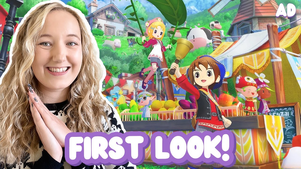 My FIRST Story of Seasons Game 🌸 Story of Seasons: Grand Bazaar Gameplay