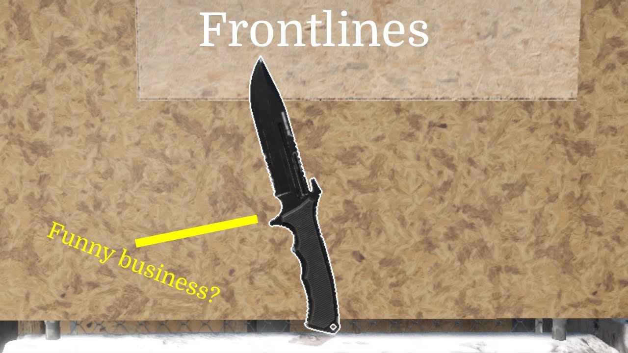 Playing Frontlines (Roblox)