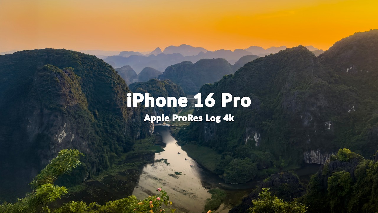 iPhone 16 Pro Prores Log 4K video // Postcards from north Vietnam
