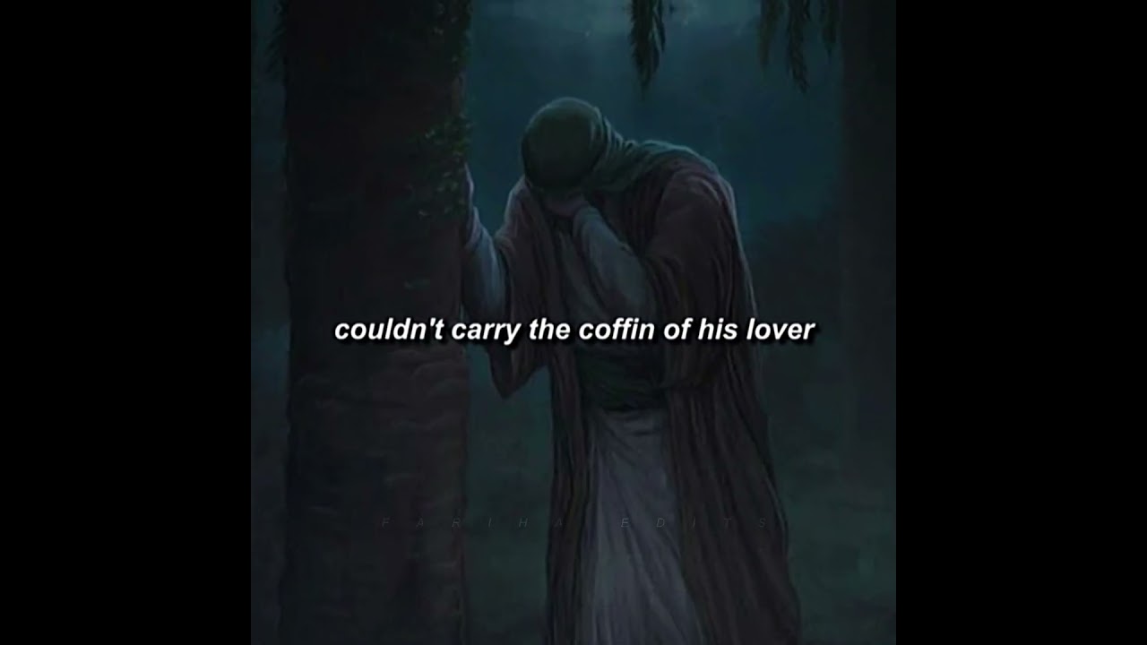 Couldn't carry the coffin of his lover 🕊️  || Hazrat Ali  #edit