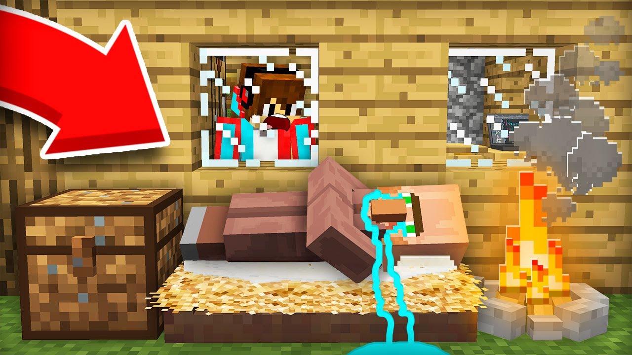 КАК ЖИТЕЛЬ ОСТАЛСЯ БЕЗ ДОМА В МАЙНКРАФТ | Компот Minecraft