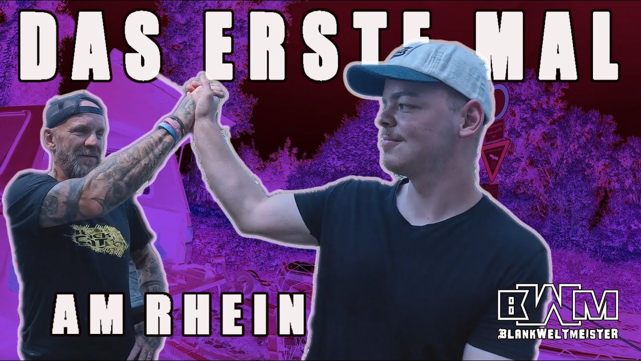 BLANKWELTMEISTER | Das erste Mal WALLERFISCHEN am Rhein | Fischen in der STEINPACKUNG