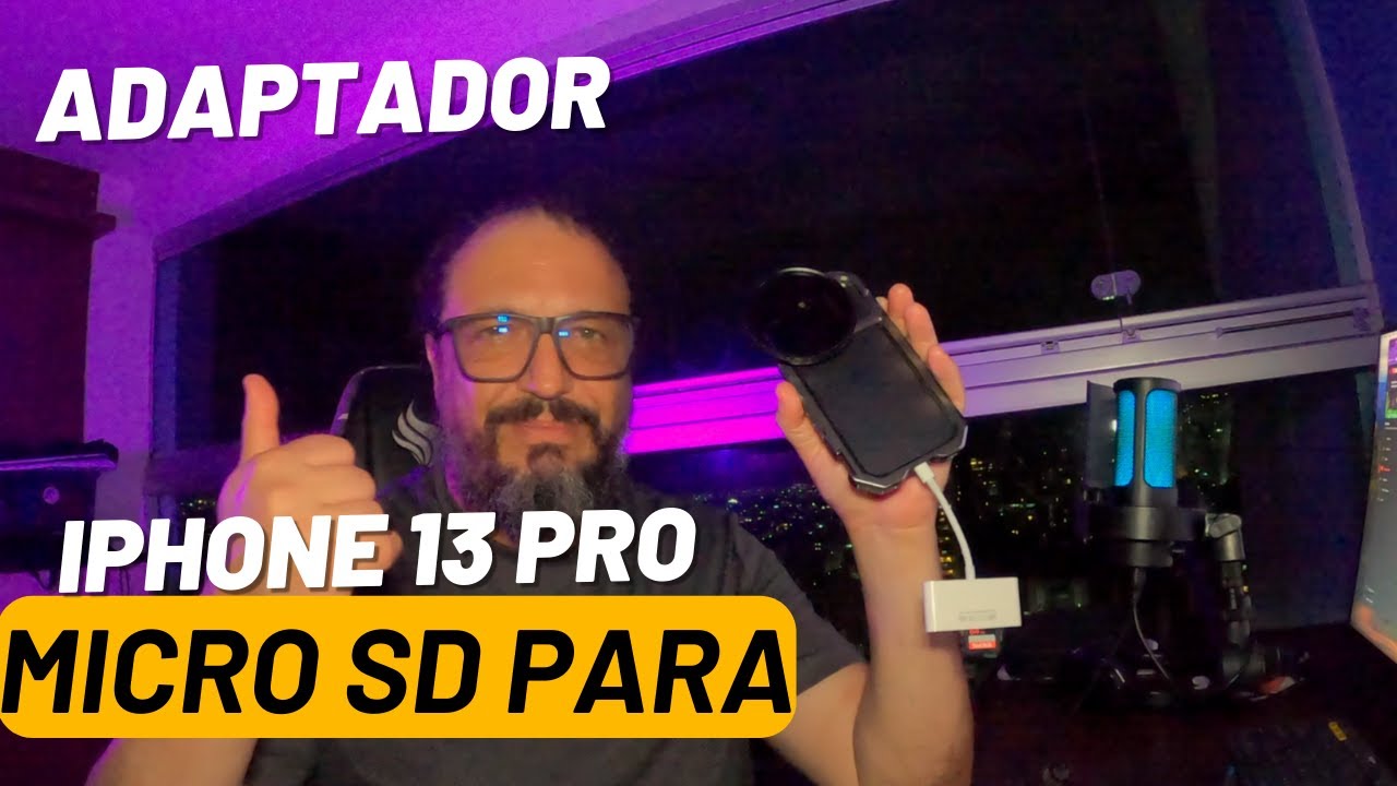 Leitor de SSD e Micro SD no IPHONE 13 pro