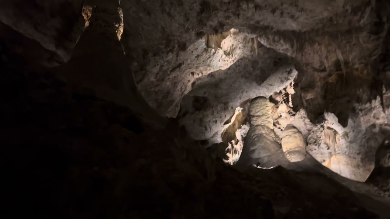 Im inside the Cave of Carlsbad Cavern National Park, New Mexico