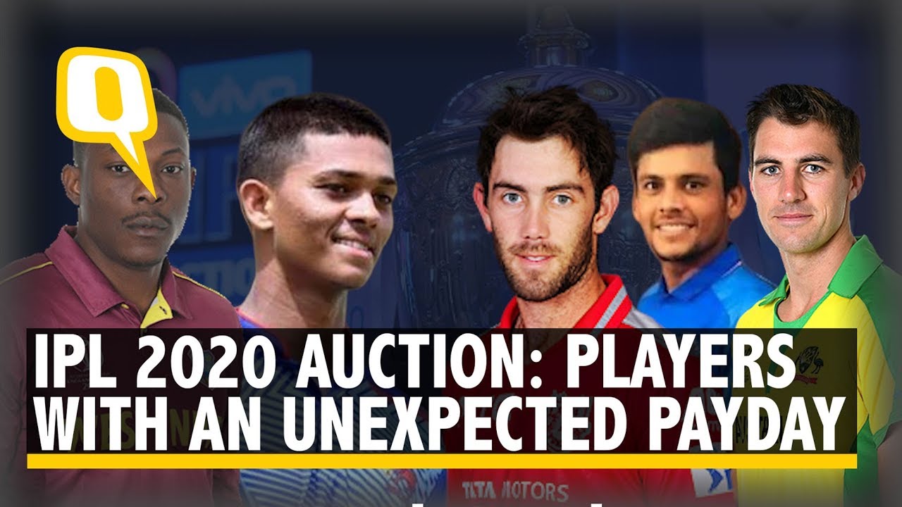 IPL 2020 Auction: Here Are the Players With Most Unexpected Pay-Day | The Quint