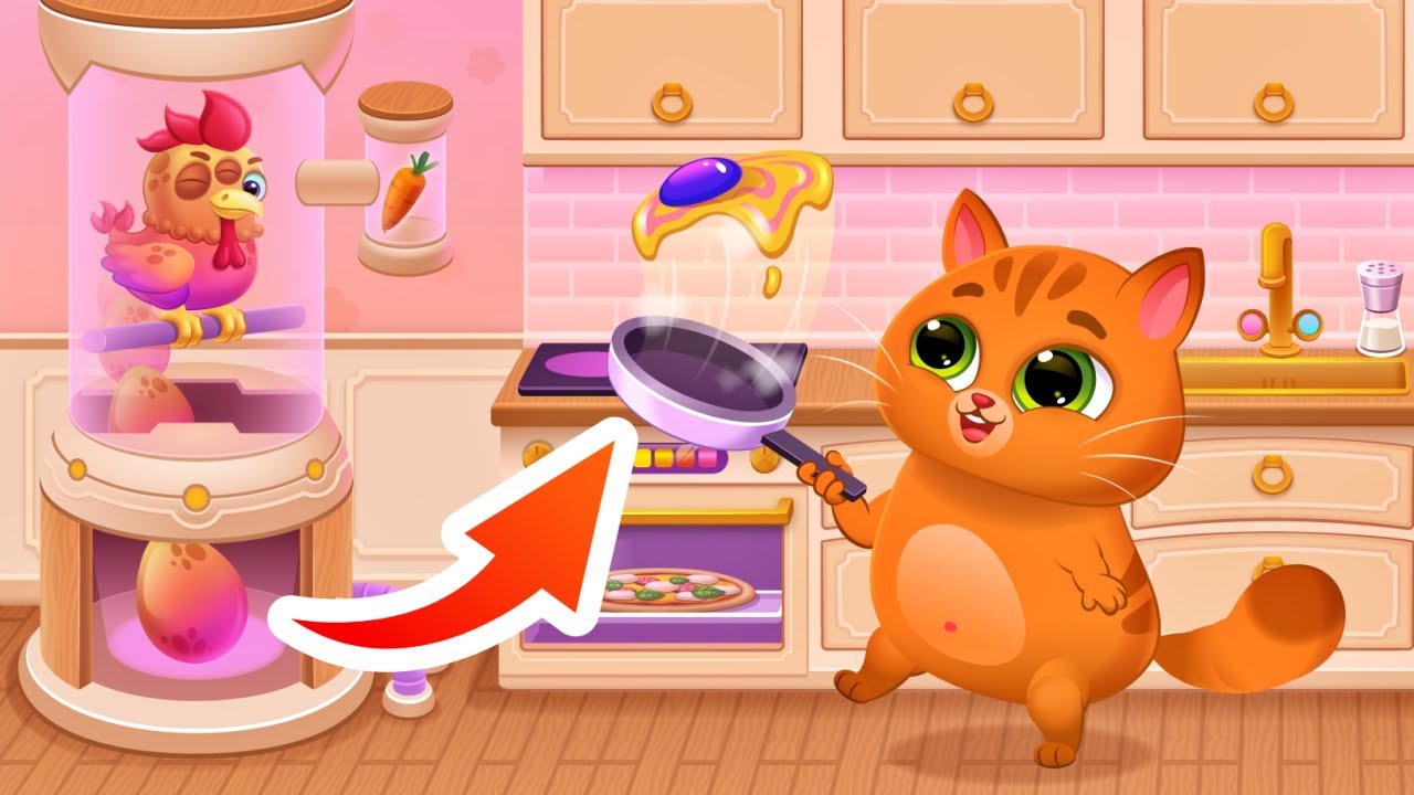 Bubbu 2 - My Pet Kingdom How To Fry Eggs 🥚- Kitchen Design